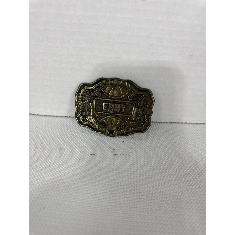 Vintage Ogden Inc Metal Belt Buckle Personalized W/‎ The Name 